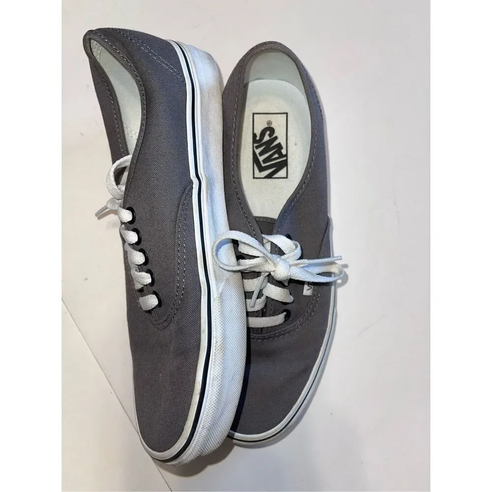 Vans Shoes Mens 86.5 Womens 8 Off The Wall Casual Lace Up Sneakers‎ 721356 Grey